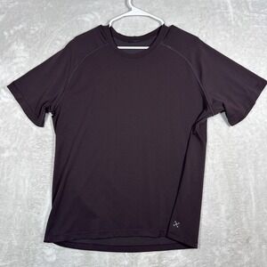 Lululemon Metal Vent Tech Shirt Mens XL Purple Athletic Lightweight Gym Training